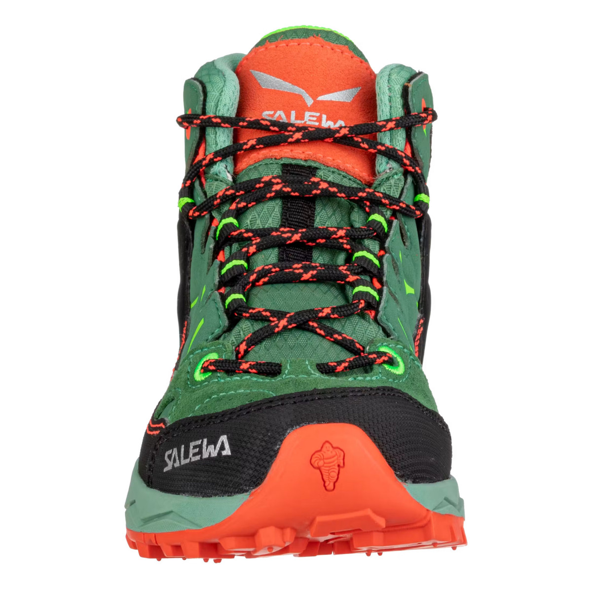 Детски туристически обувки Salewa Junior Alp Trainer Mid GTX Dark Green/Pink