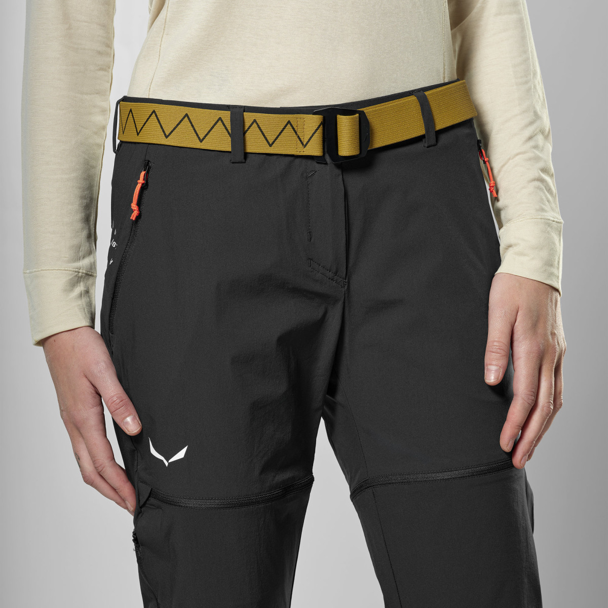 Колан Salewa Rainbow 3 Belt Golden Brown/Black Out