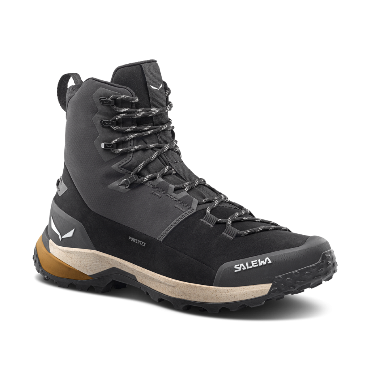 Мъжки туристически обувки Salewa Puez Winter Mid Powertex Shoe Men Black