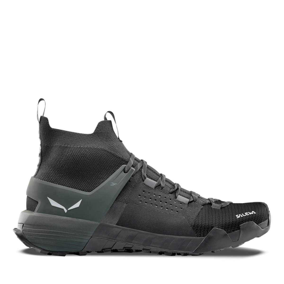 Мъжки туристически обувки Salewa Wildfire NXT Knit Shoe Men Onyx/Dark Olive