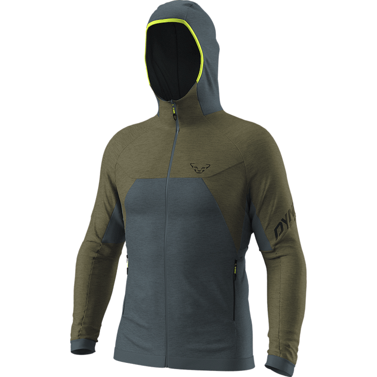 Мъжко поларено яке Dynafit Tour Wool Thermal Hooded Jacket Men Military Green