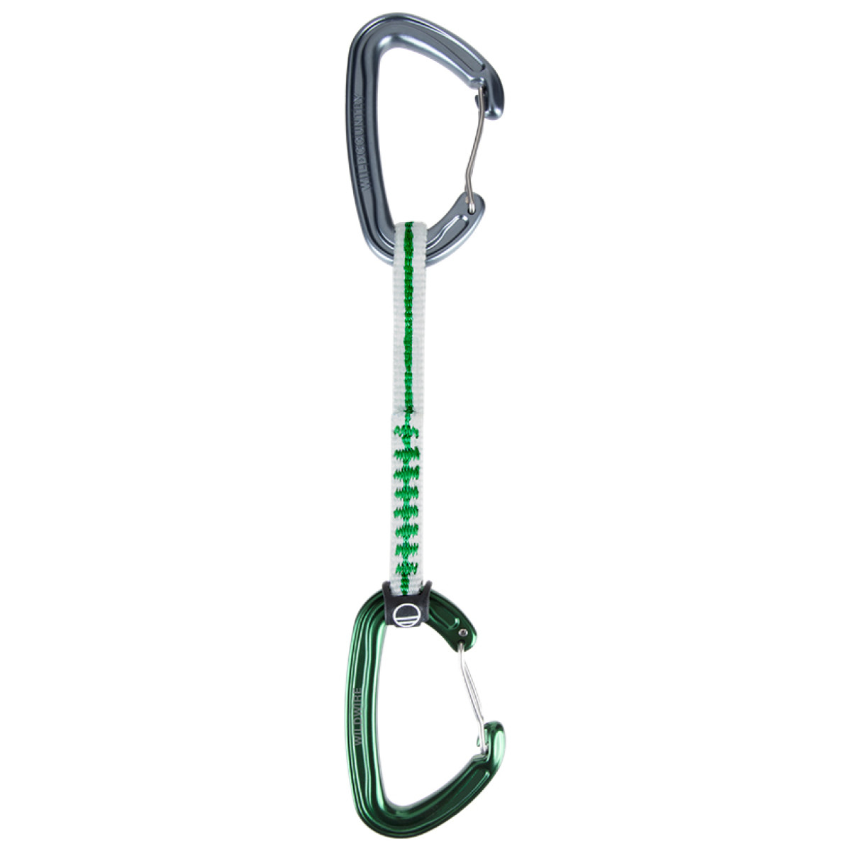 Примка с карабинери Wild Country Wildwire Quickdraw Green