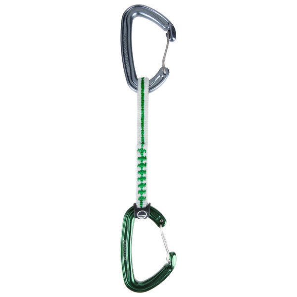 Примка с карабинери Wild Country Wildwire Quickdraw Green