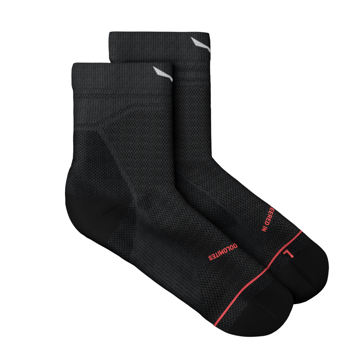 Дамски туристически чорапи Salewa Eagle Light Quarter Socks Women Onyx