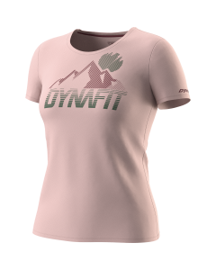 Дамска Тениска DYNAFIT Transalper Graphic-розов-M
