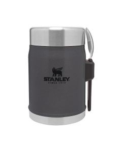 Термос за храна Stanley The Legendary с прибор, 0.4л - Светлосин-сив