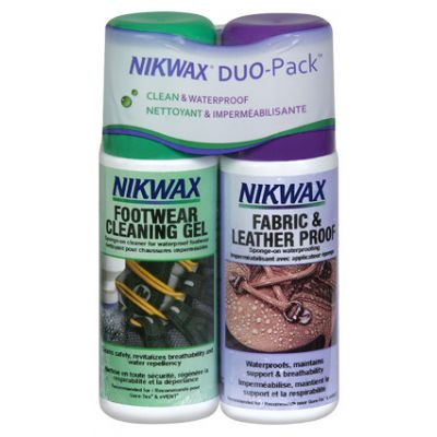 ПРЕПАРАТ NIKWAX Fabric & Leather and Footwear Cleaning Gel Duo Pack